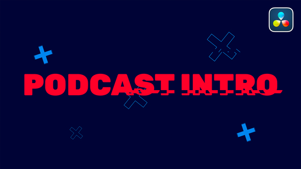 Text Intro Typography Podcast | DaVinci Resolve