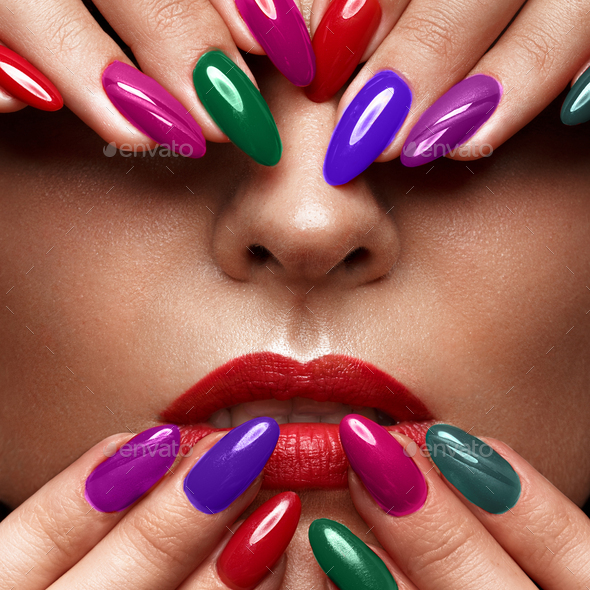 Multi-Colored Nails: Escape Monotony and Dazzle Your World – Lavis Dip  Systems Inc