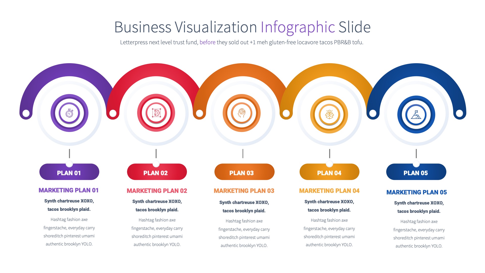 Business Visualization - PowerPoint Infographics Slides, Presentation ...