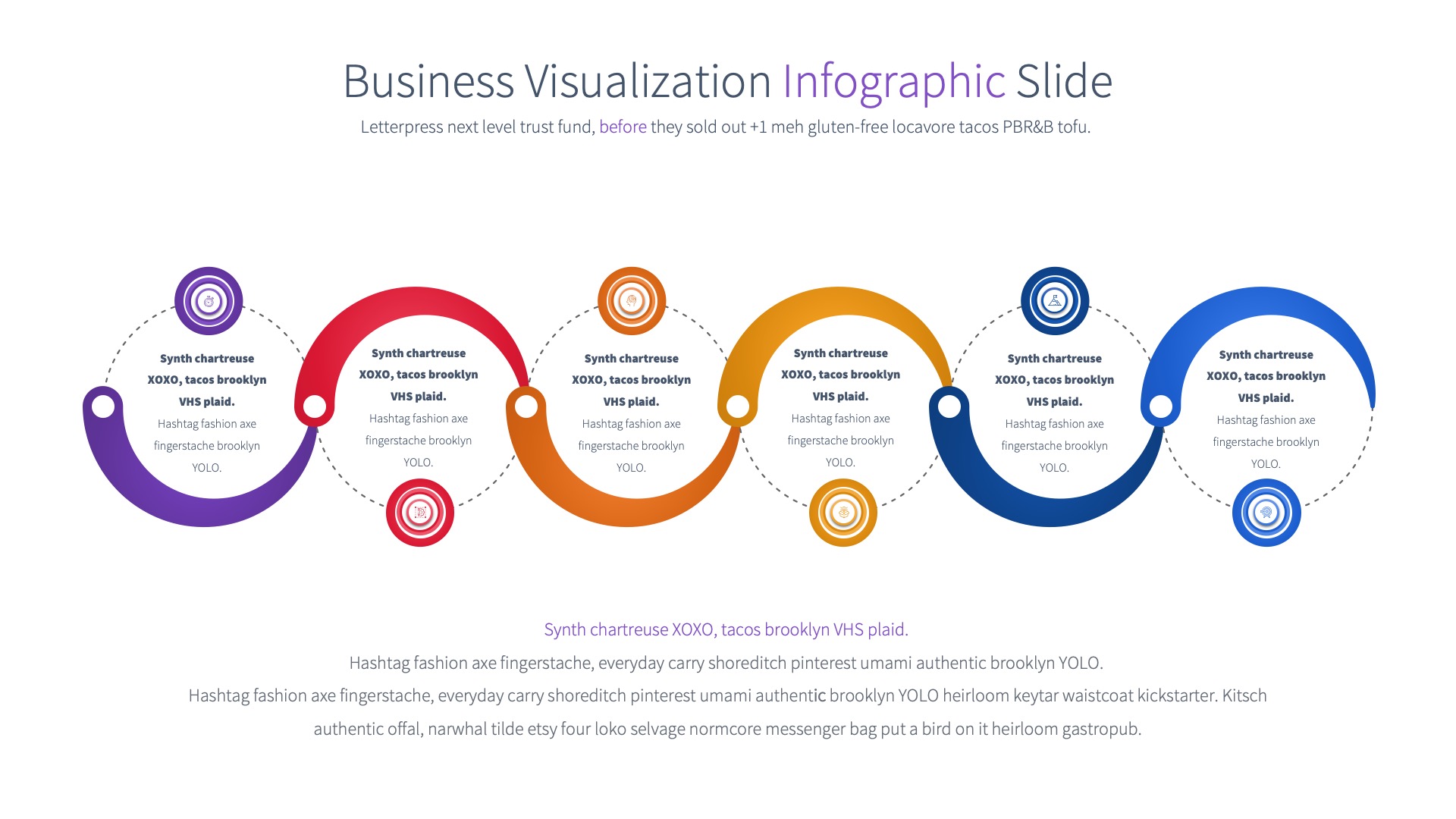 Business Visualization - PowerPoint Infographics Slides, Presentation ...
