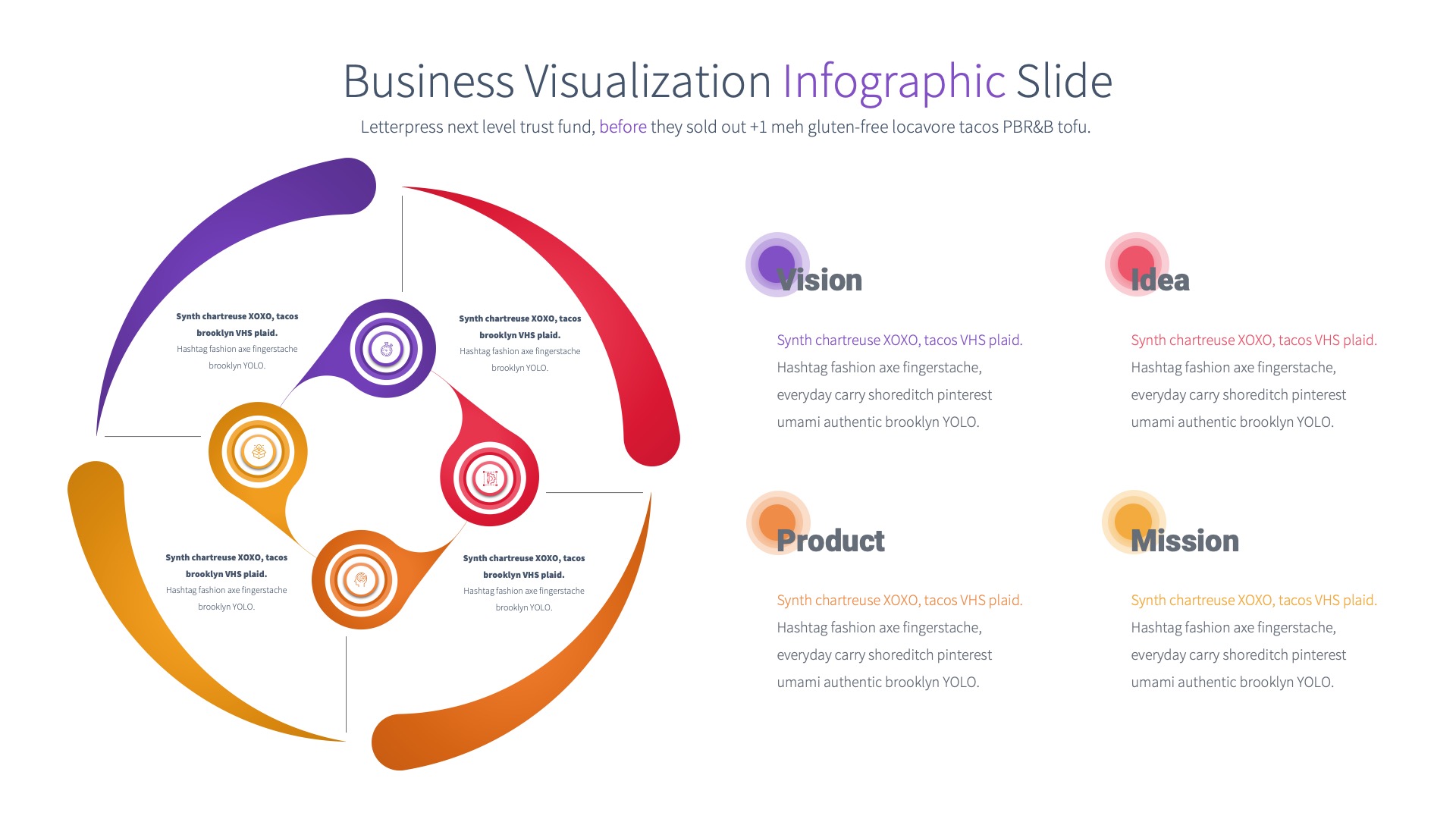 Business Visualization - PowerPoint Infographics Slides, Presentation ...