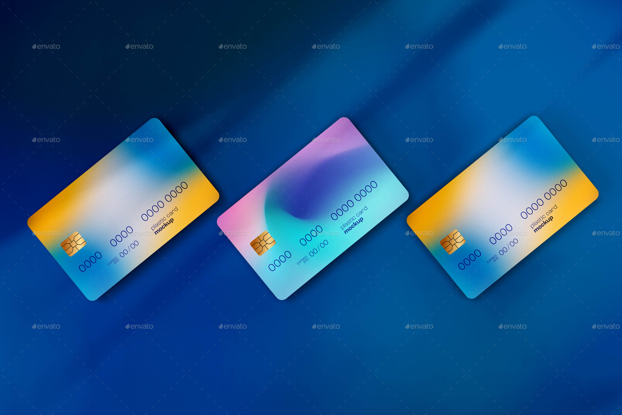 Plastic Card Mockup, Graphics 