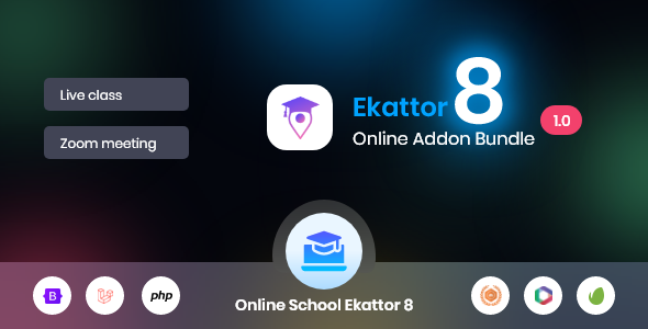 Ekattor 8 Online School Addon Bundle