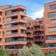 Modern red apartment buildings - PhotoDune Item for Sale