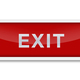Exit sign on white wall - PhotoDune Item for Sale