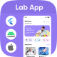 Pathology Book Lab Testing Online flutter 3 X app Android iOS UI template