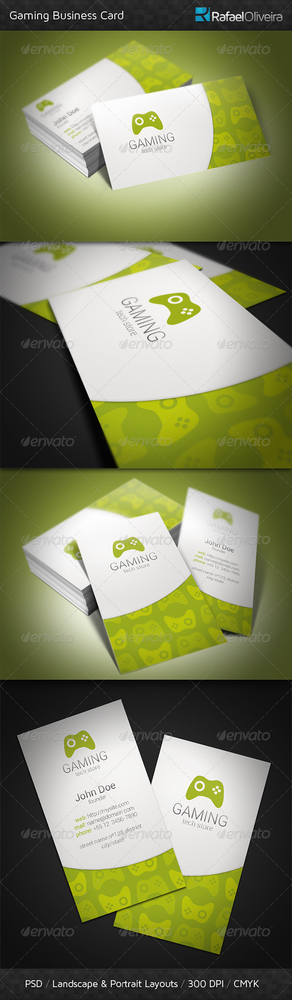 Gaming Business Card - Creative Business Cards