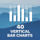 40 Vertical Bar Charts | Infographics Pack - VideoHive Item for Sale