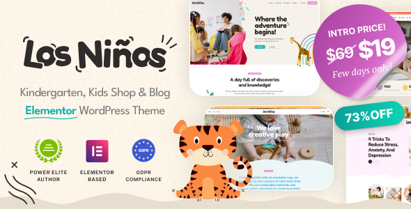 Los Ninos – Children Education WordPress Theme