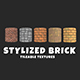Stylized Brick Tileable PBR Texture Pack
