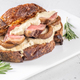 Sandwich with beef steak and mushrooms - PhotoDune Item for Sale