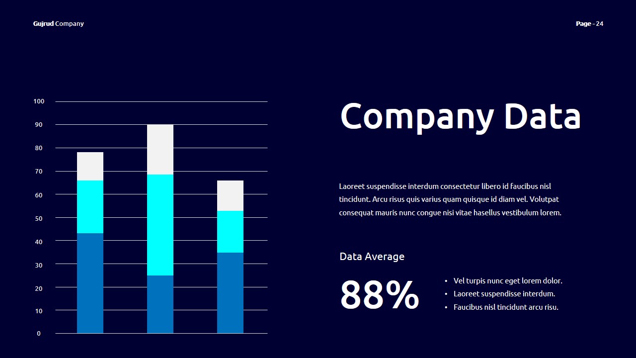 Creative Dark Blue Business Company Profile Presentation, Presentation ...