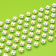 Football soccer balls flat lay background - PhotoDune Item for Sale