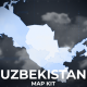Uzbekistan Map - Republic of Uzbekistan Map Kit - VideoHive Item for Sale