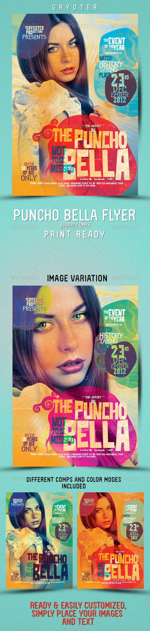 Punch Bella Flyer - Events Flyers