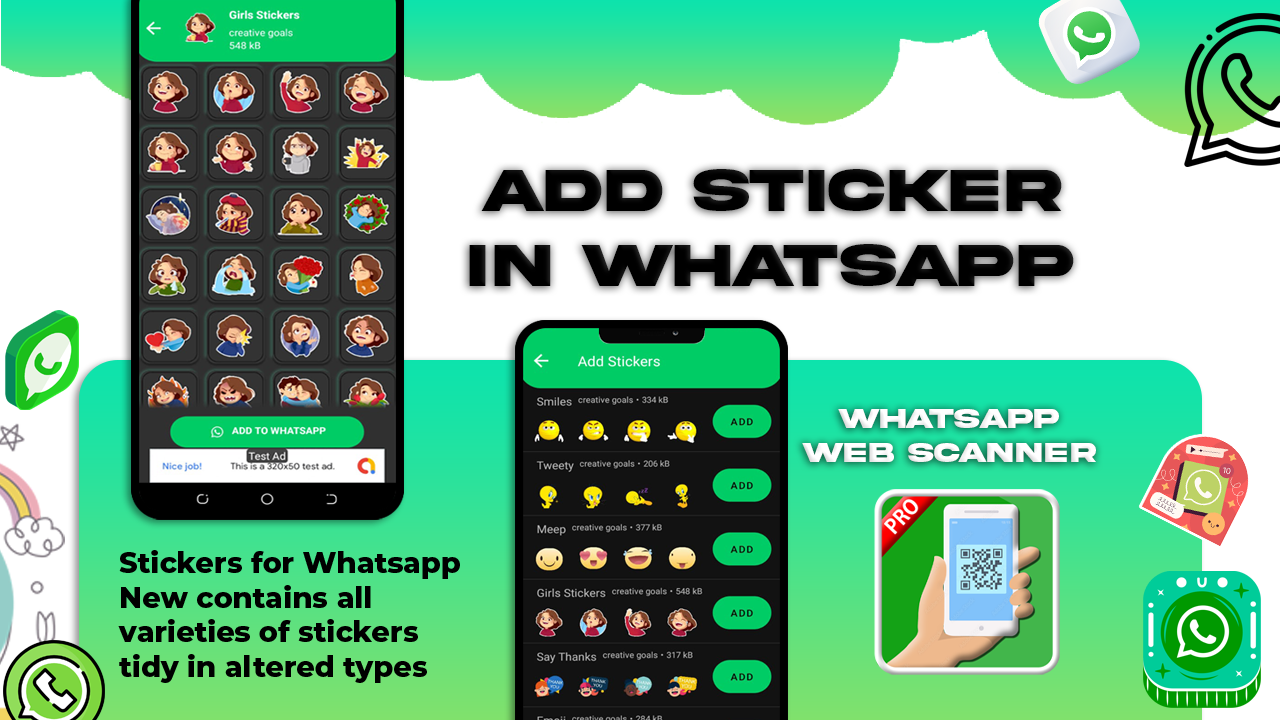 Whats Scan ,sticker, Chat, Qr Scanner & Generator, Daul Whatsapp, Clone 