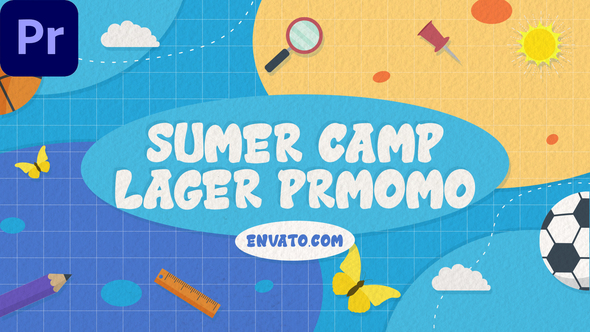 Kids Summer Camp Promo |MOGRT|