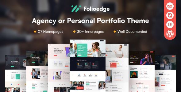 Folioedge – Personal Portfolio & Agency WordPress Theme