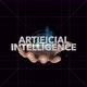 Hand Reveals Hologram Word   Artificial Intelligence - VideoHive Item for Sale