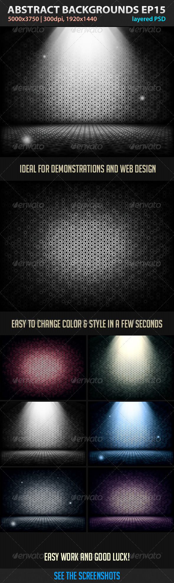 Abstract Backgrounds Episode 15 - 3D Backgrounds