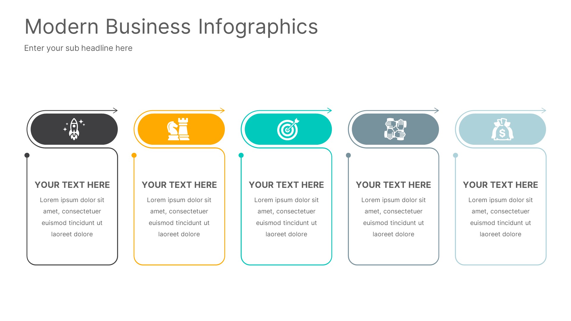 Modern Business Infographics Powerpoint Template, Presentation Templates