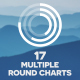 17 Multiple Round Charts | Infographics Pack - VideoHive Item for Sale