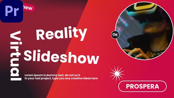 Virtual Reality Slideshow |MOGRT|