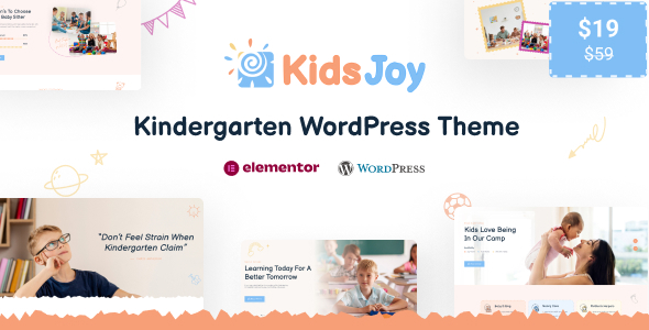 KidsJoy - Kindergarten WordPress Theme