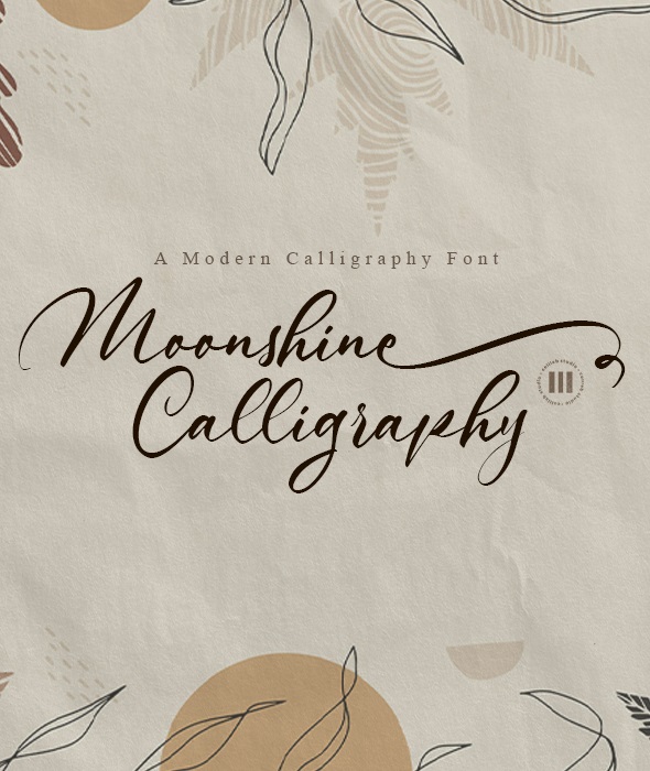 Moonshine - A Modern Calligraphy Font