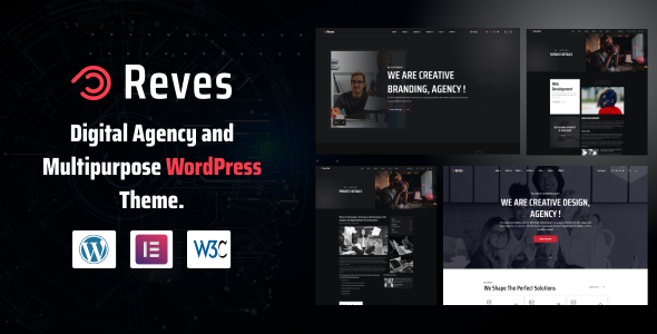 Reves – Software and Digital Agency WordPress Theme