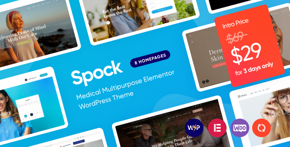 Spock - Medical Elementor WordPress Theme