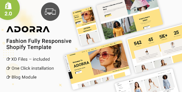 Adorra – Multipurpose Fashion Shopify 2.0 Theme