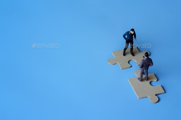 Business mergers and acquisitions, partnership concept - Stock Photo - Images