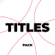 Wholesome Titles Pack | After Effects - VideoHive Item for Sale