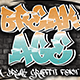 Break Age - Bandage Graffiti font