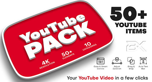 YouTube Pack and Kids | After Effects Templates
