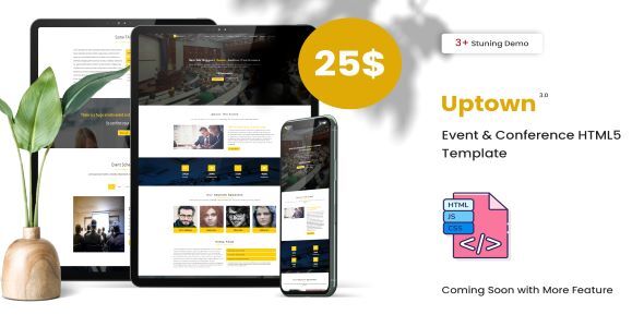 Uptown-Event & Conference HTMLTemplate