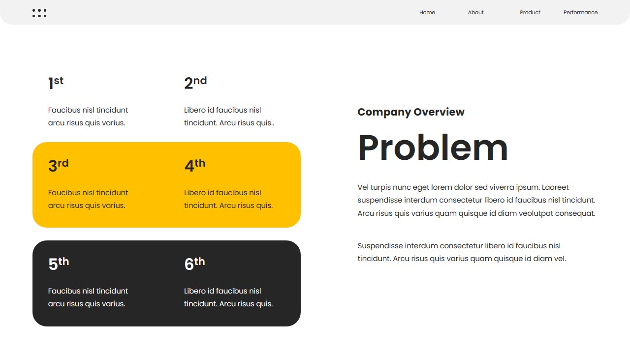 Creative Black Yellow Company Profile Presentation, Presentation Templates