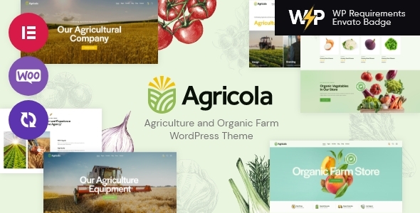 Agricola – Agriculture and Organic Farm WordPress Theme