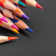 Education or back to school Concept. Close up macro shot of color pencil - PhotoDune Item for Sale