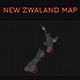 New Zealand Map and HUD Elements - VideoHive Item for Sale