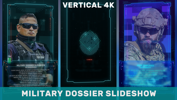 Military Dossier Slideshow Vertical