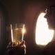 Passenger enjoying drink during flight - PhotoDune Item for Sale