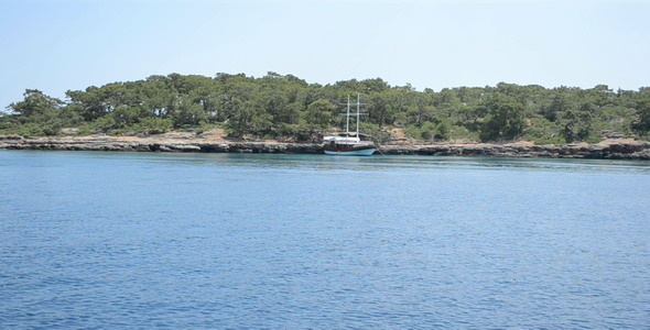 Walk by the Ship Across Mediterranean Sea alt