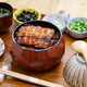 Hitsumabushi is a Japanese Nagoya rice dish decorated with grilled Unagi eel at the top.  - PhotoDune Item for Sale