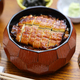 Hitsumabushi is a Japanese Nagoya rice dish decorated with grilled Unagi eel at the top.  - PhotoDune Item for Sale