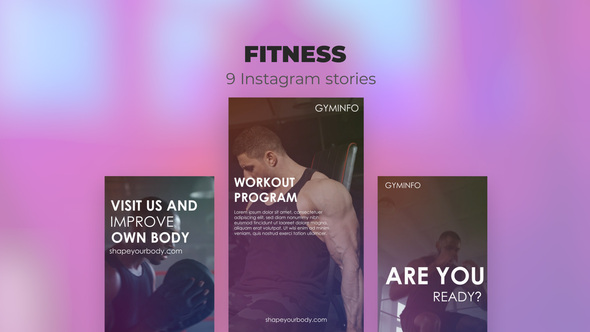 Fitness - Instagram stories