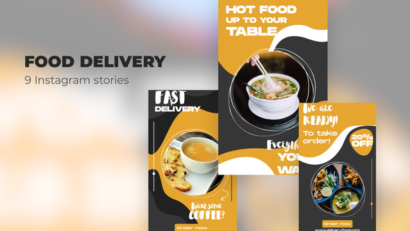 Food Delivery - Instagram stories