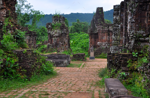 My Son Hindu temple ruins in Vietnam