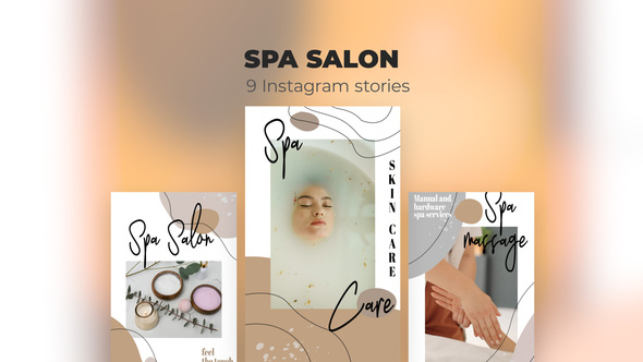 Spa Salon - Instagram stories